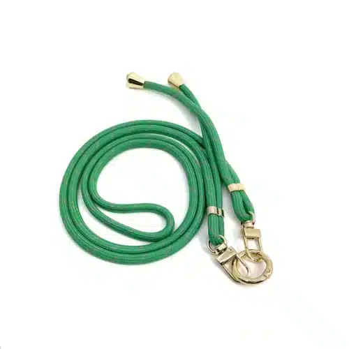 Mobilhalsband Grön Mix Gold