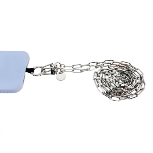 Mobilhalsband Flex Chain Silver 130
