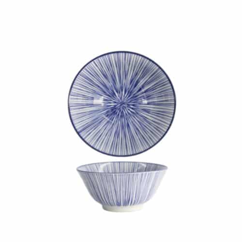 Tokyo Design Studio SkålTayo Nippon Blå randig Ø 15.2 x 6.7 cm 500 ml