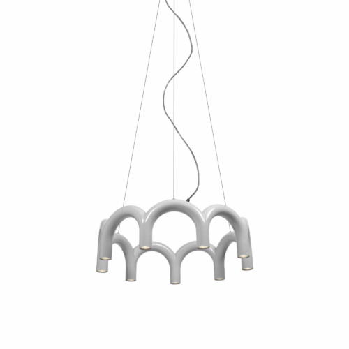 Oblure ARCH CIRCLE 76 Taklampa Vit