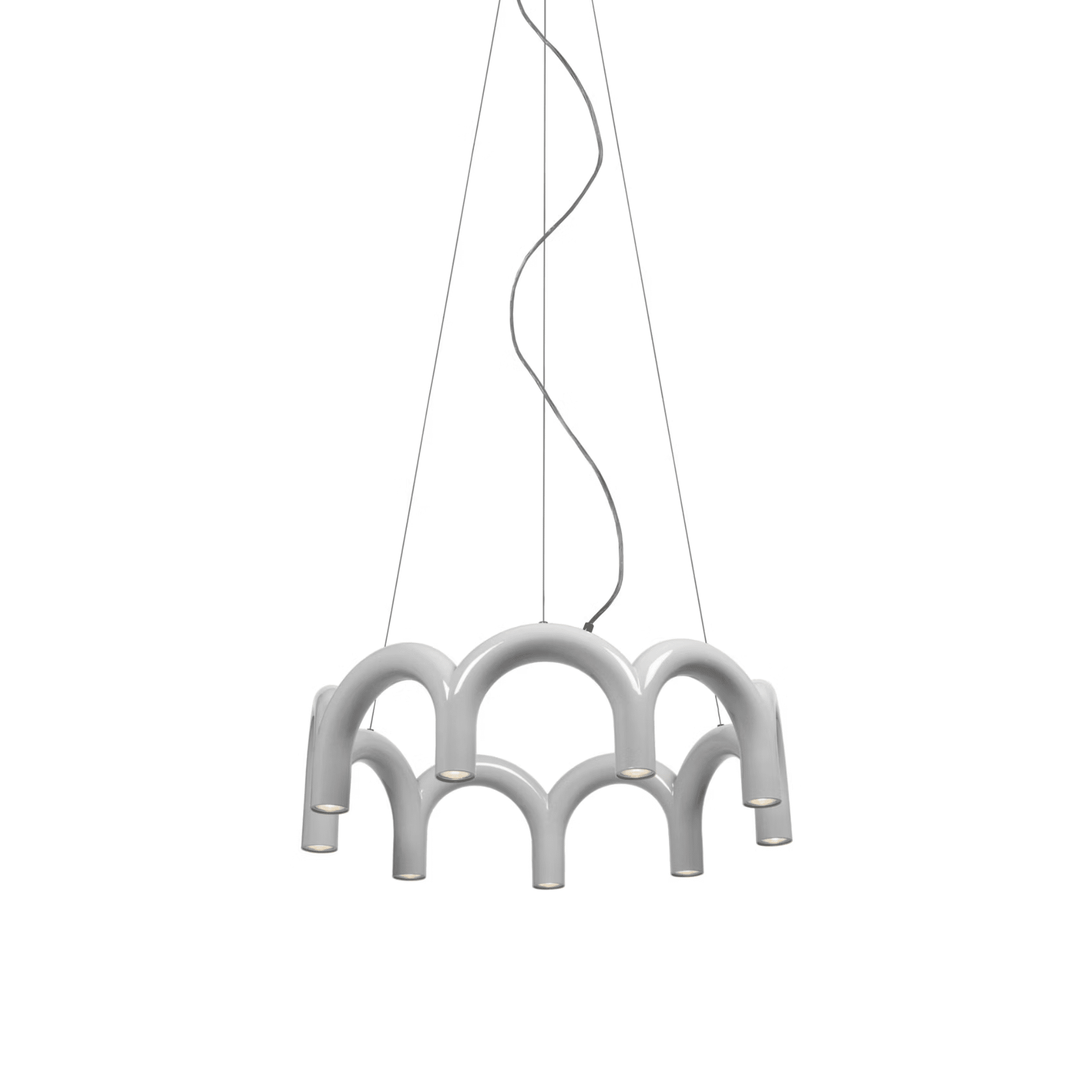 Oblure ARCH CIRCLE 76 Taklampa Vit