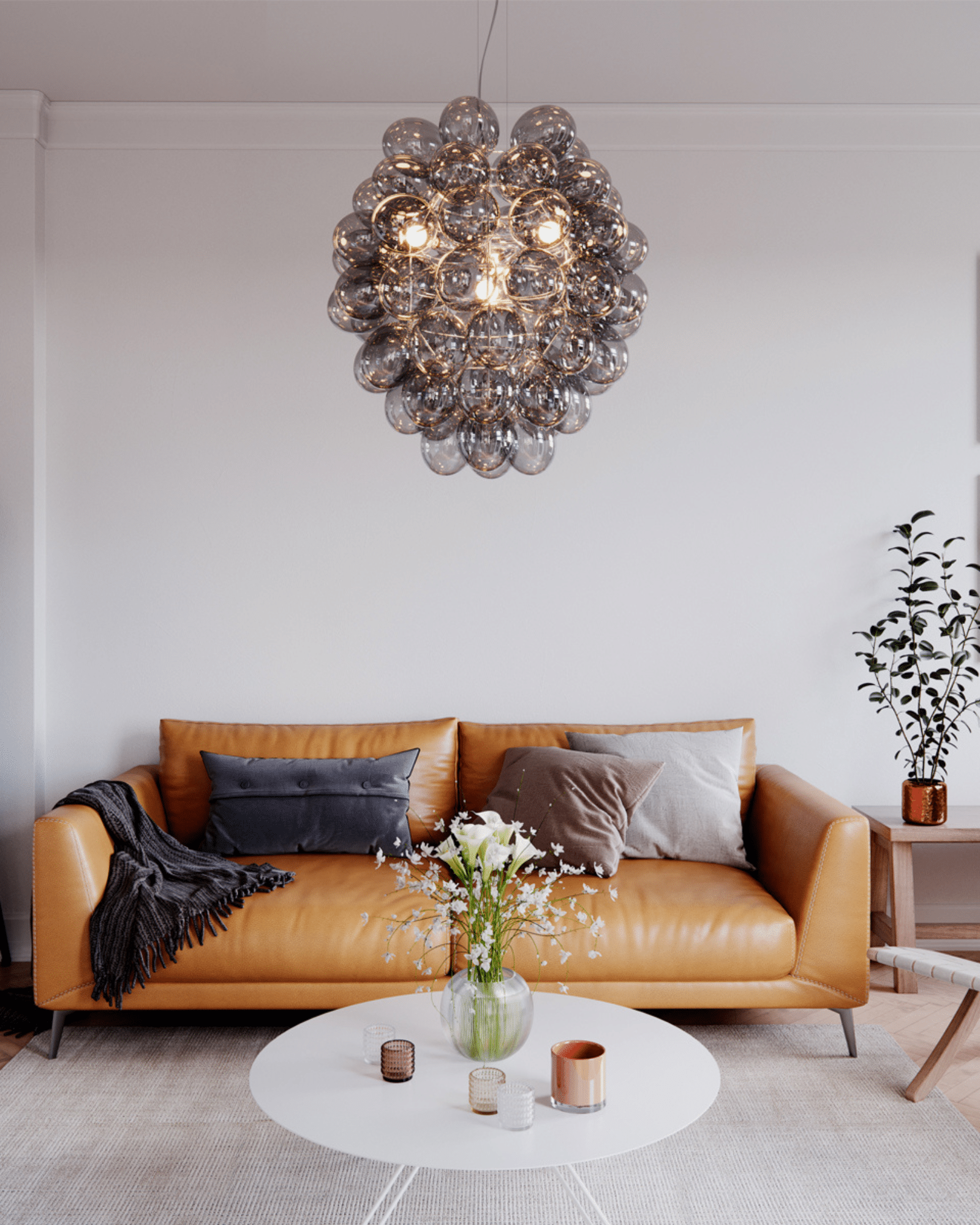 Deluxe taklampa grå - Bild 2
