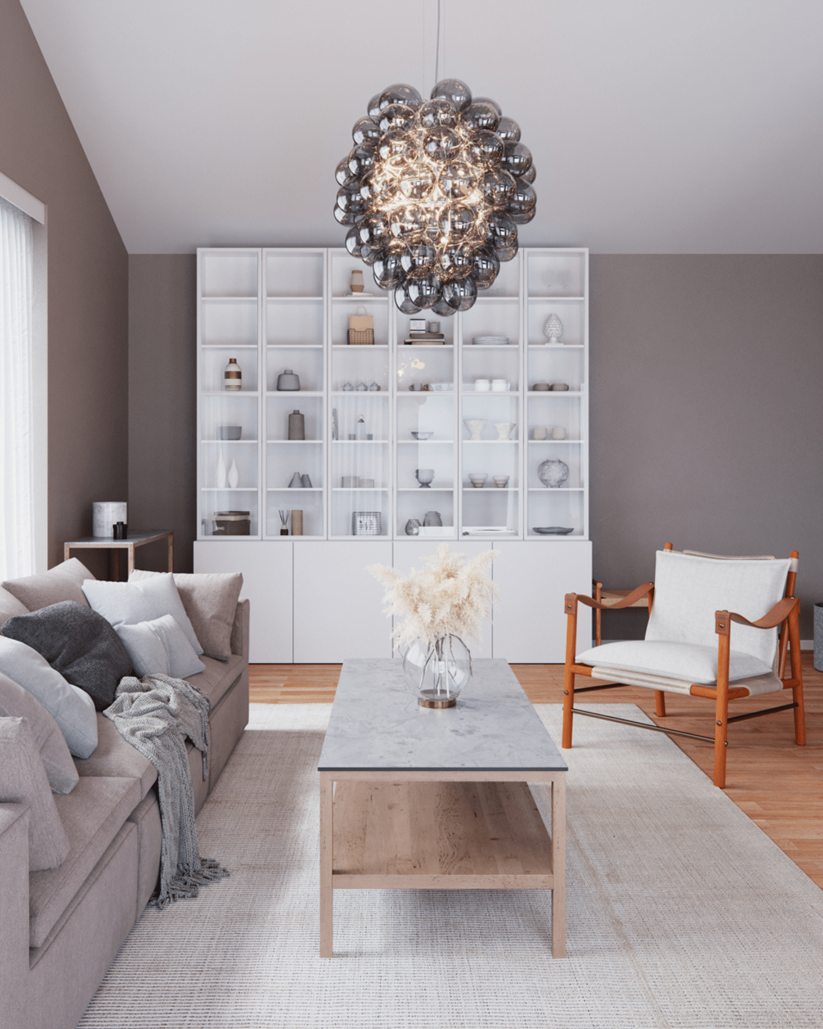 Deluxe taklampa grå - Bild 3