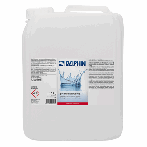 Delphin pH-minus flytande 10 kg