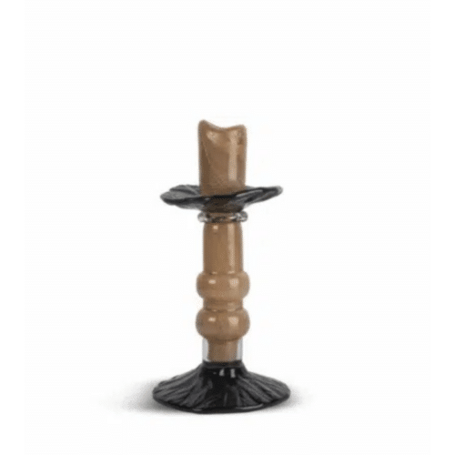 ByON Ljusstake Lara S Beige/ Svart
