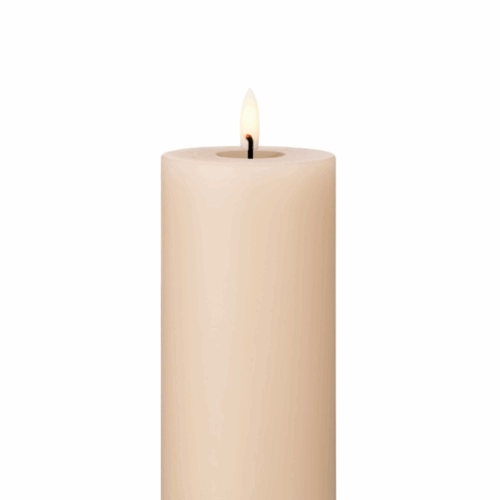 Ester & Erik Led Blockljus Ice latte 15cm