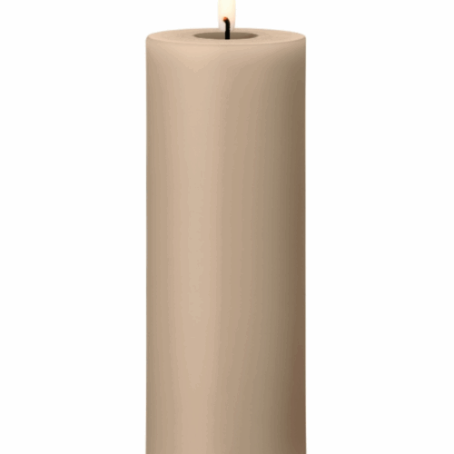 Ester & Erik Led Blockljus Nougat Note 20cm