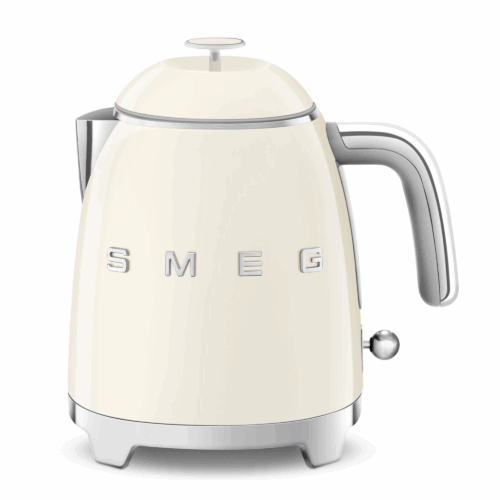 Smeg Mini Vattenkokare Creme Högblank 0,8 L – 50’s Style