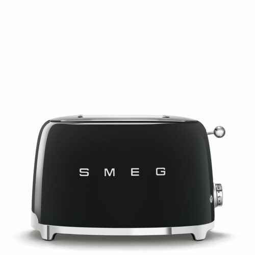 Smeg Brödrost 2 Skivor – Svart Högblank 50’s Style