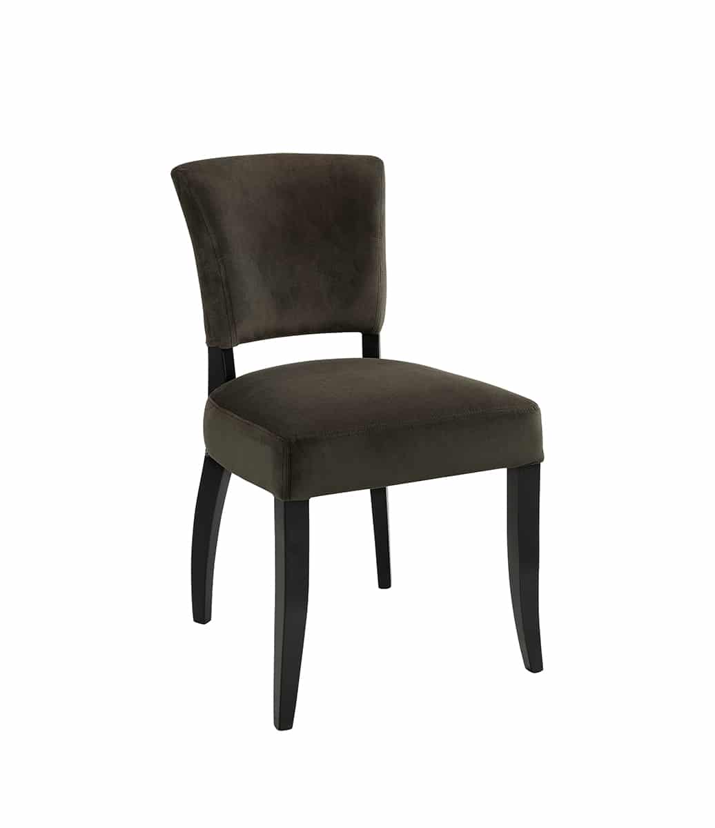 Artwood Matstol MAGGIE Velvet Dark Brown