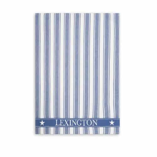 Lexington kökshandduk Icons randig i våfflad bomullstwill