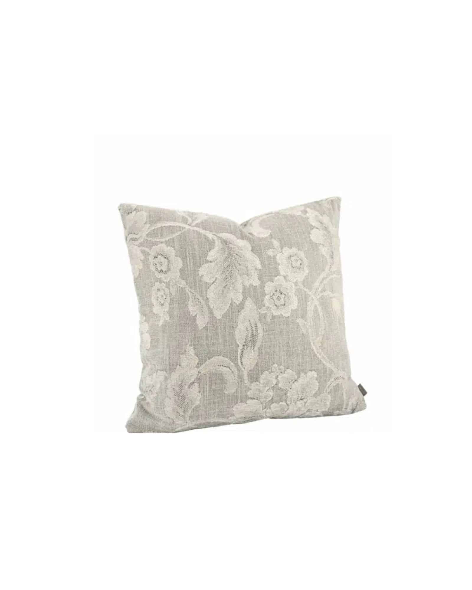 SERENA FLOWER Kuddfodral Oyster 60x60