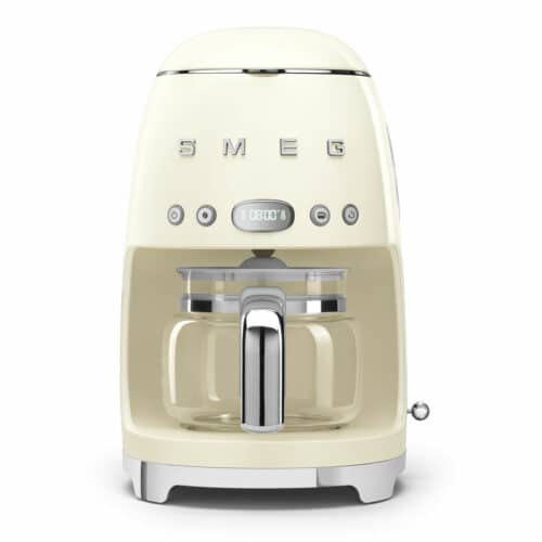 Smeg Kaffebryggare Creme, Högblank 50's Style
