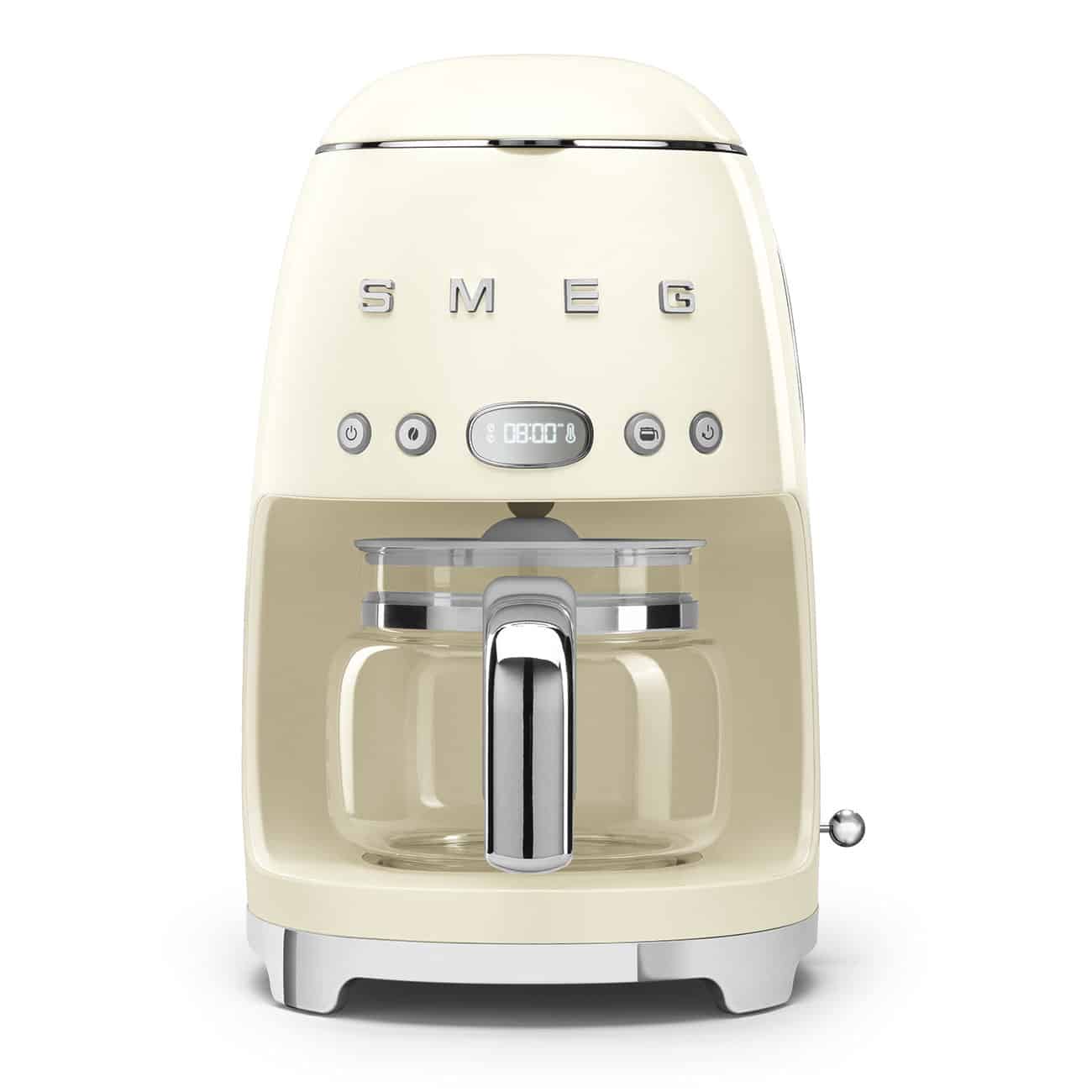 Smeg Kaffebryggare Creme, Högblank 50's Style