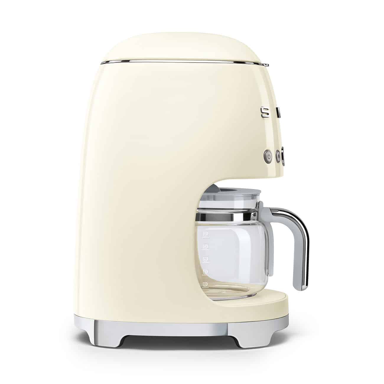 Smeg Kaffebryggare Creme, Högblank 50's Style - Bild 4