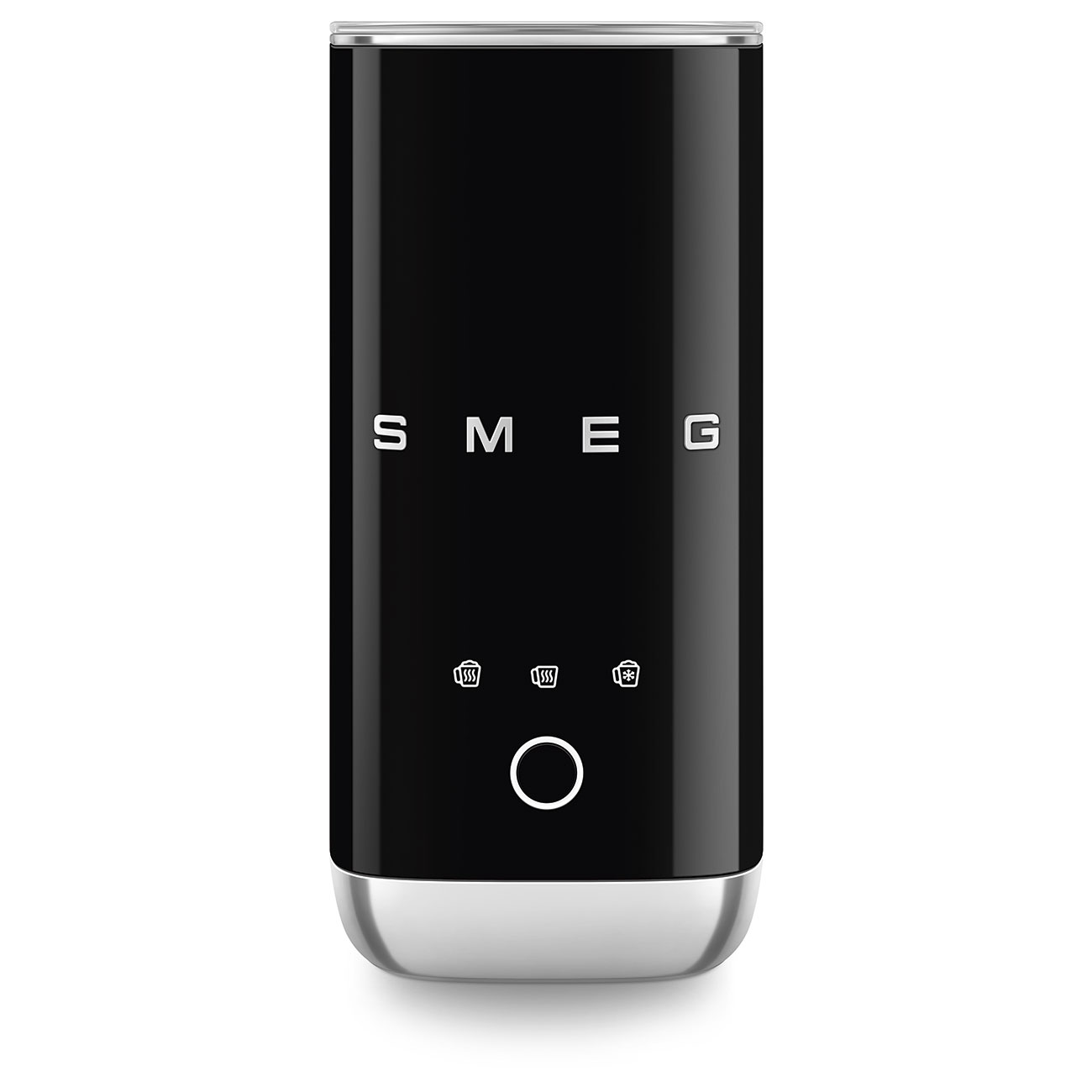 Smeg Mini-Mjölkskummare Svart, Högblank