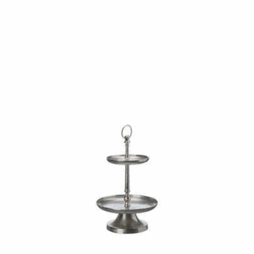 Tooja våningsfat Antik Silver 30x45cm