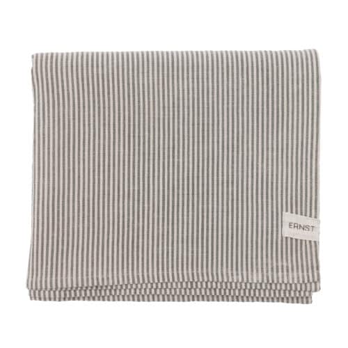 ERNST Duk 145x300 randig grön/beige