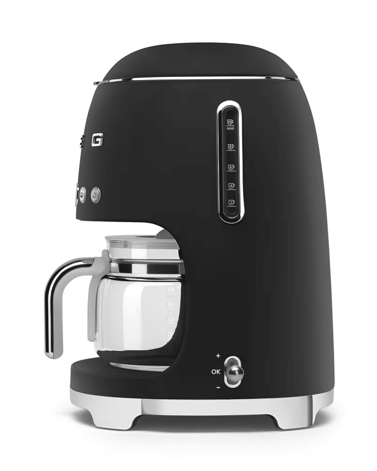 Smeg Kaffebryggare Svart, Högblank 50's Style - Bild 3