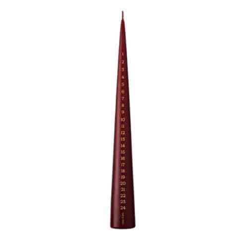 Ester & Erik Kalenderljus 37 cm Deep wine