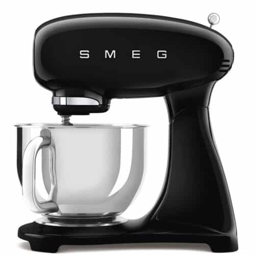 Smeg Köksmaskin svart Högblank 50's Style