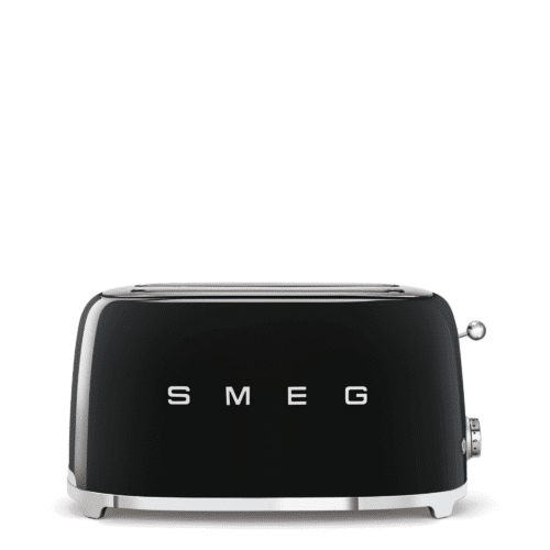 Smeg Brödrost 4x2 Svart Högblank