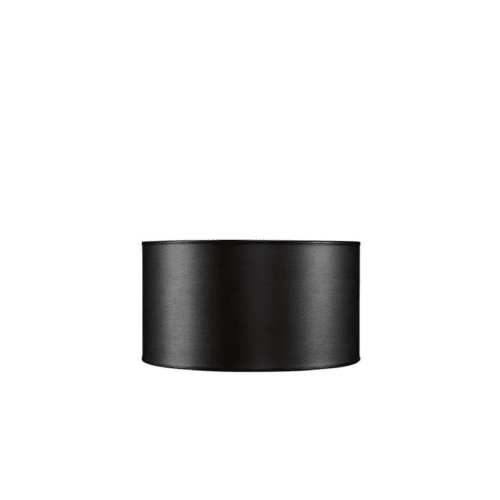 Artwood Lampskärm Leather ebony cylinder Small