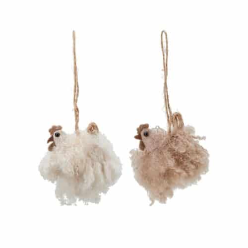 Höna fluffy hänge mix