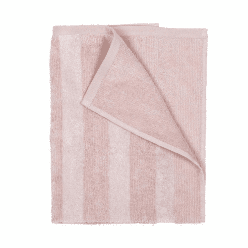 Frottéhandduk Randig Rosa