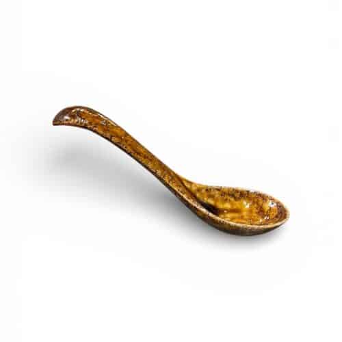 Brun renge-sked Ameyu 17 cm i elegant design, tålig för mikrovågsugn och diskmaskin