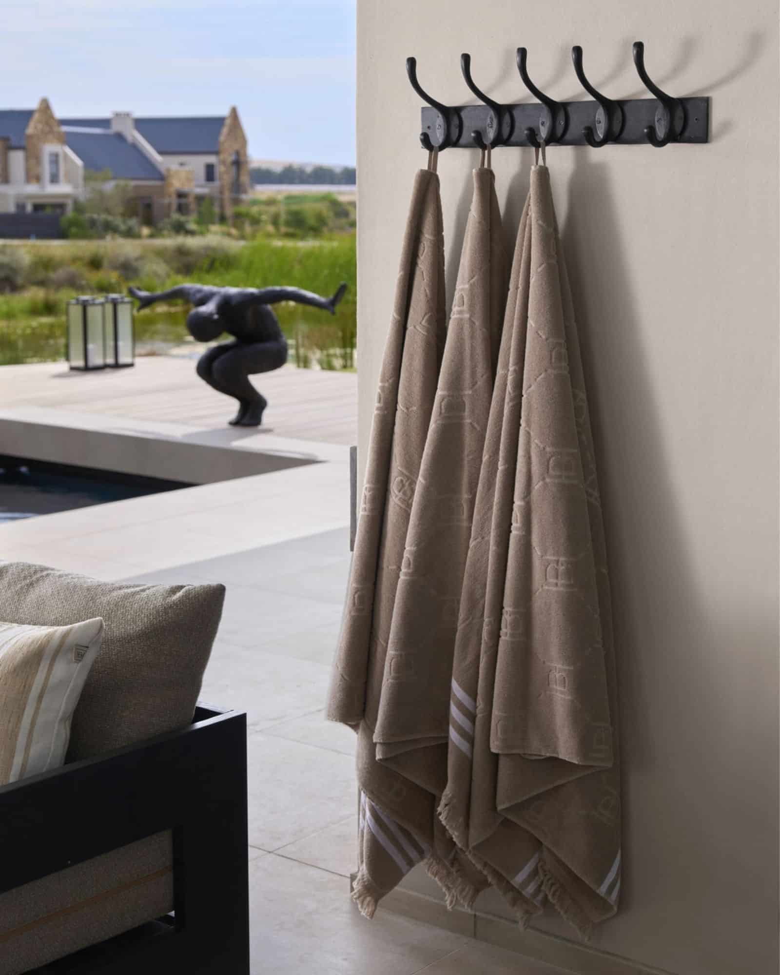 Halvor Bakke Mölen handduk Beige 100x180
