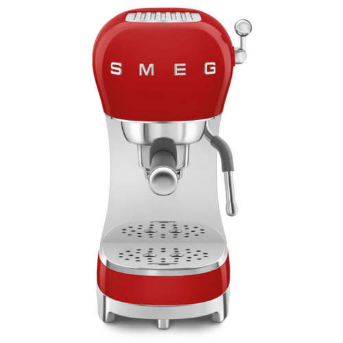 Smeg Manuell espressomaskin | Röd Högblank 50's Style
