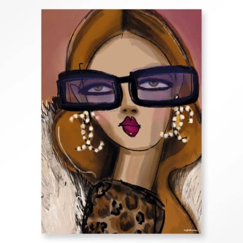 Tavla Diva Glas 100x150cm