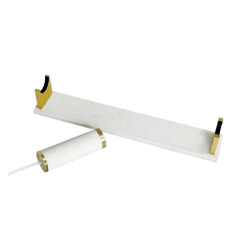 Lampbas vit marmor - Support tube