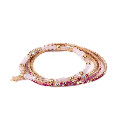 Boutique Glam Girl Armbandsset (4 delar) – Barn