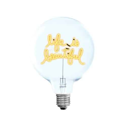 LED-lampa  LIFE IS BEAUTIFUL
