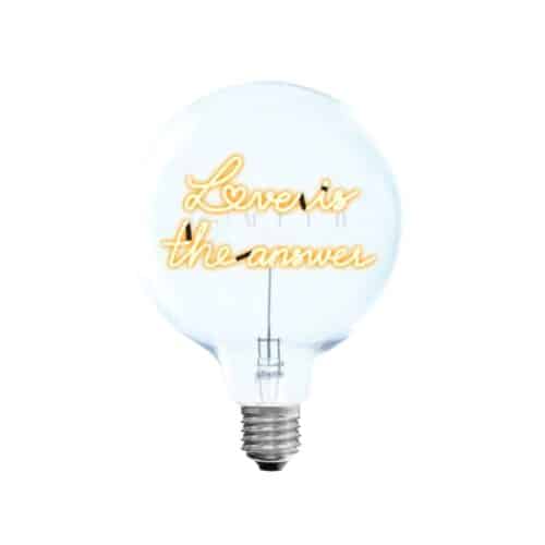 LED-lampa  LOVE IS THE ANSWER
