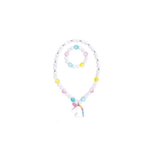 Barn Enhörningshalsband och Armband Set 2 Pack