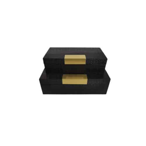 Boxar set om 2 Svart