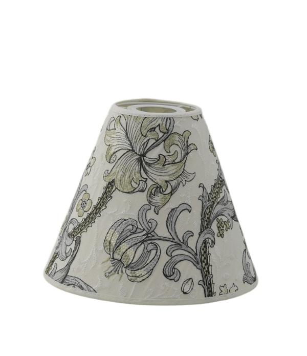 Golden Lily Embroidery Dove Lampskärm 19 cm – William Morris Elegant Design