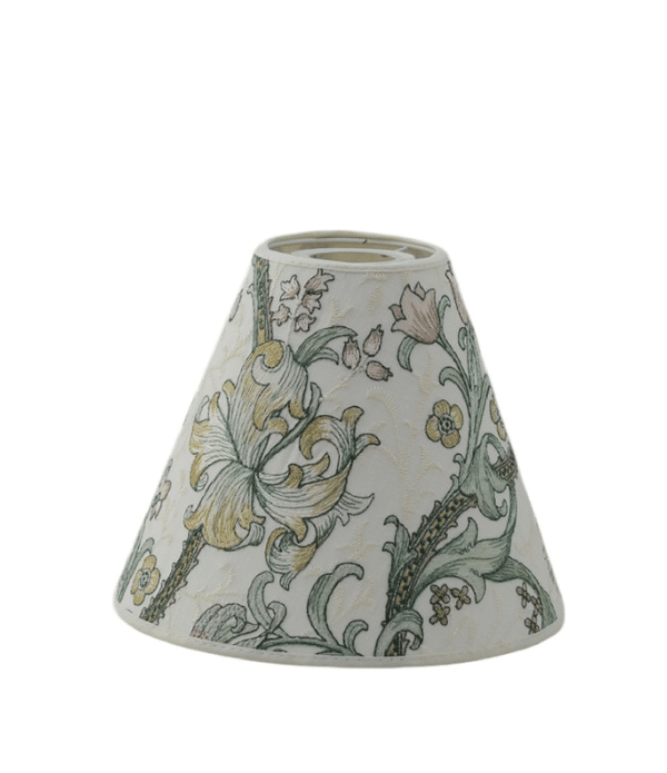 Golden Lily Embroidery Linen/Blush 19 cm – William Morris Lampskärm