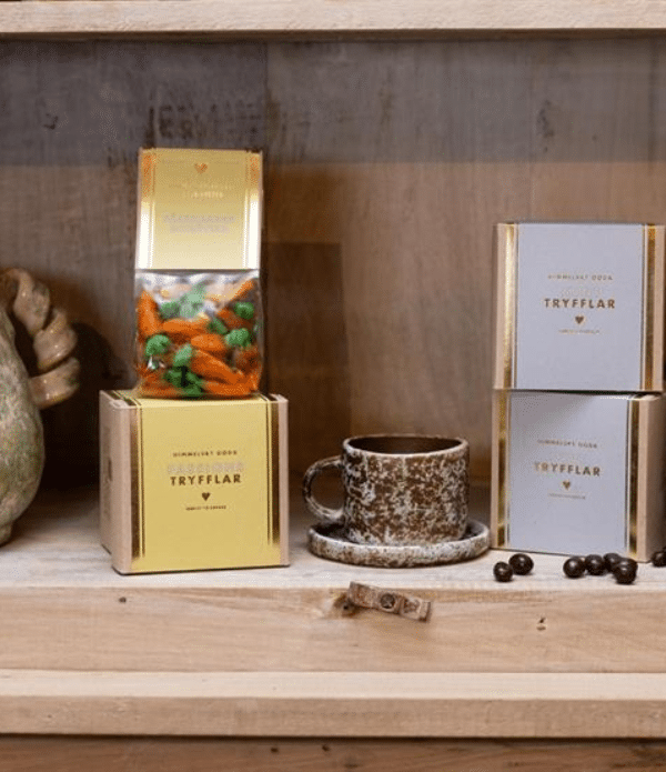Himmelska Minttryfflar 200 g – Krämiga chokladtryfflar med mint - Bild 2
