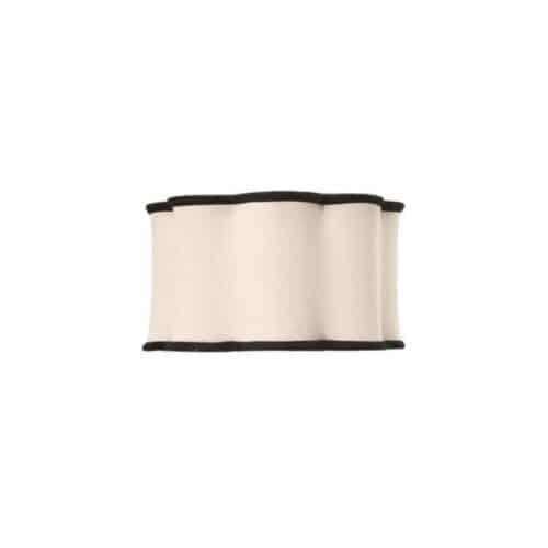 Judy lampskärm natur/svart 35cm