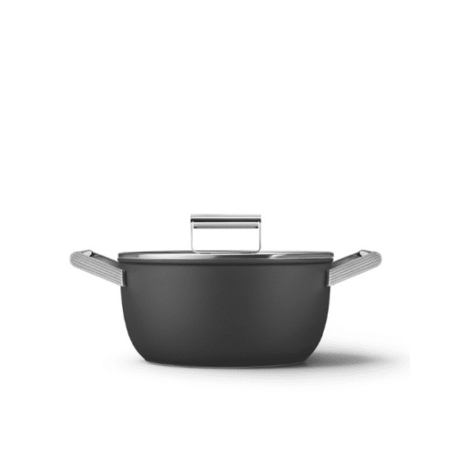 Smeg Keramisk Gryta 24 cm Non-Stick | Svart