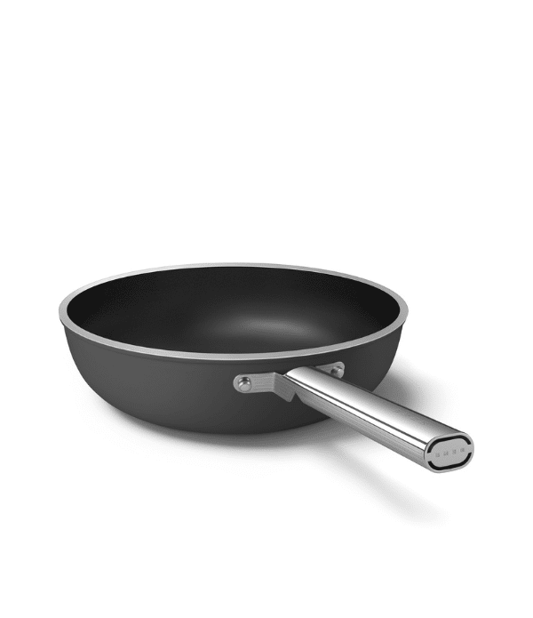 Smeg Keramisk Wokpanna 30 cm Non-Stick Svart – 50’s Style - Bild 5