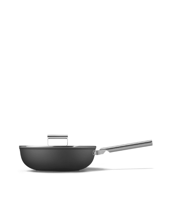 Smeg Keramisk Wokpanna 30 cm Non-Stick Svart – 50’s Style - Bild 4