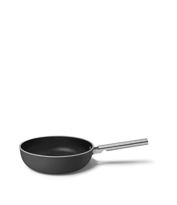 Smeg Keramisk Wokpanna 30 cm Non-Stick Svart – 50’s Style - Bild 2