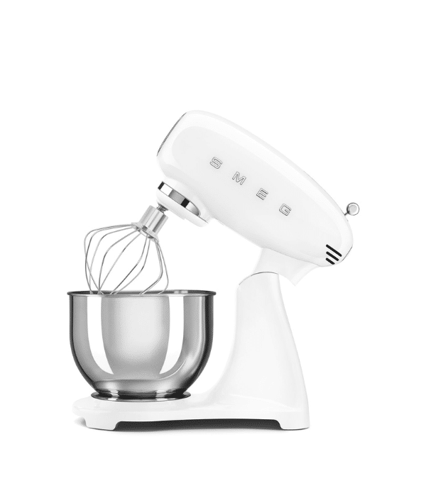 Smeg Köksmaskin Vit SMF05 – 50’s Style Retro 1000W - Bild 2