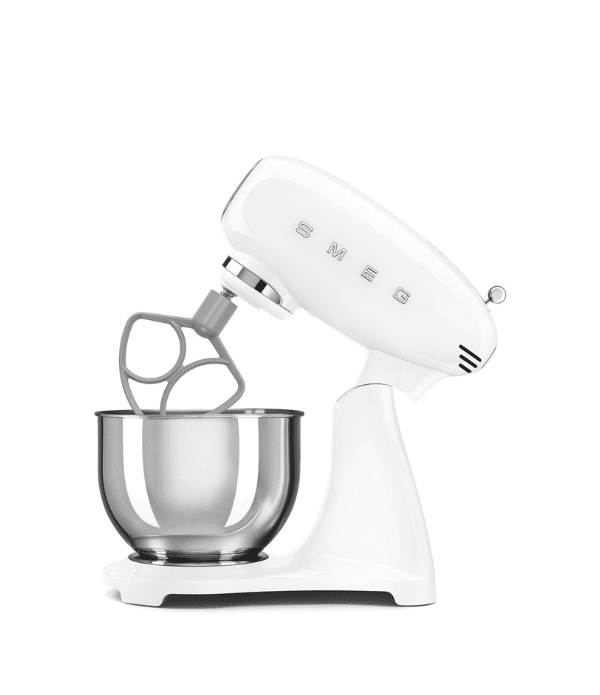 Smeg Köksmaskin Vit SMF05 – 50’s Style Retro 1000W - Bild 3