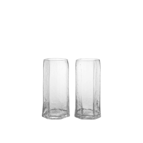 Kiru Höga Glas 2-pack Clear